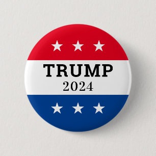 Badge Rond 5 Cm Trump 2024