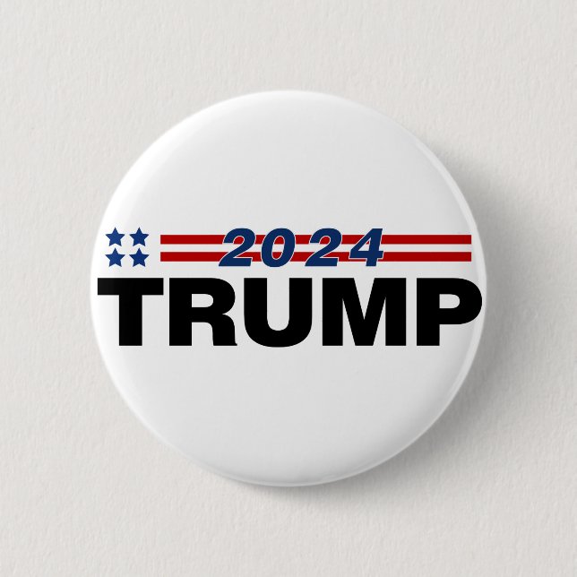 Badge Rond 5 Cm Trump 2024 (Devant)