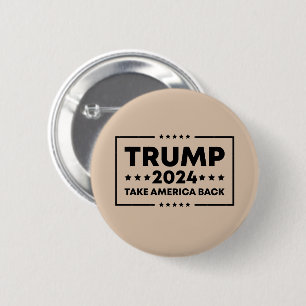Badge Rond 5 Cm Trump 2024 : Trump et l'Amérique