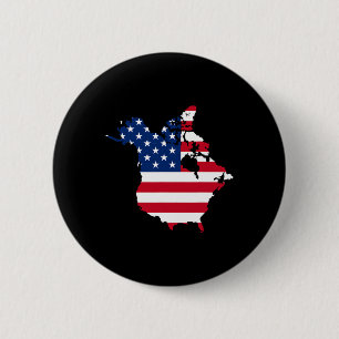 Badge Rond 5 Cm Trump Dit Oh Canada Map America