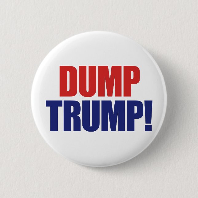 Badge Rond 5 Cm Trump - Empêcher le président Trump (Devant)