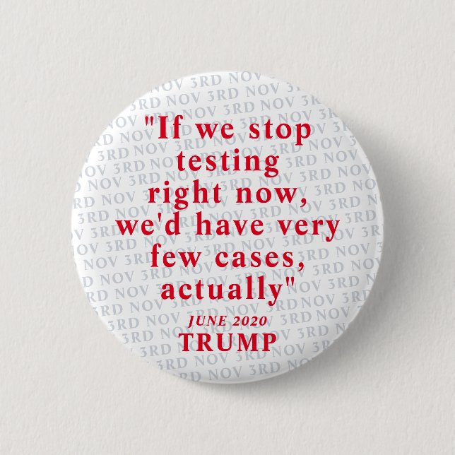 Badge Rond 5 Cm Trump et la lutte contre Trump (Devant)