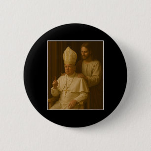 Badge Rond 5 Cm Trump, le président Trump de Jésus, veut être le