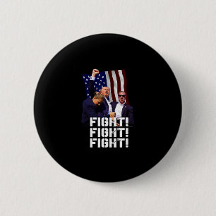 Badge Rond 5 Cm Trump Luttez Luttez Luttez 1