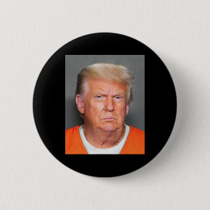 Badge Rond 5 Cm Trump Mug Shot 1