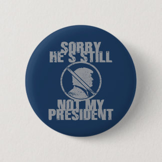 Badge Rond 5 Cm Trump n'est toujours pas mon président