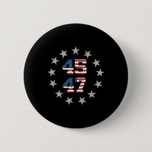 Badge Rond 5 Cm Trump Noël
