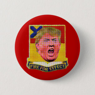 Badge Rond 5 Cm Trump tire sa grosse gueule