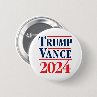 Badge Rond 5 Cm Trump Vance 2024