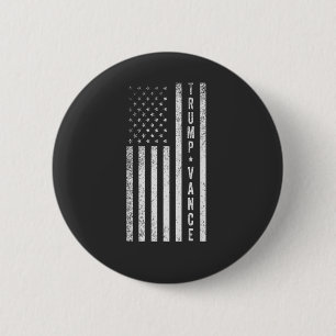 Badge Rond 5 Cm Trump Vance Républicain Élection Américaine Cadeau