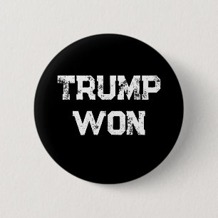 Badge Rond 5 Cm Trump Won