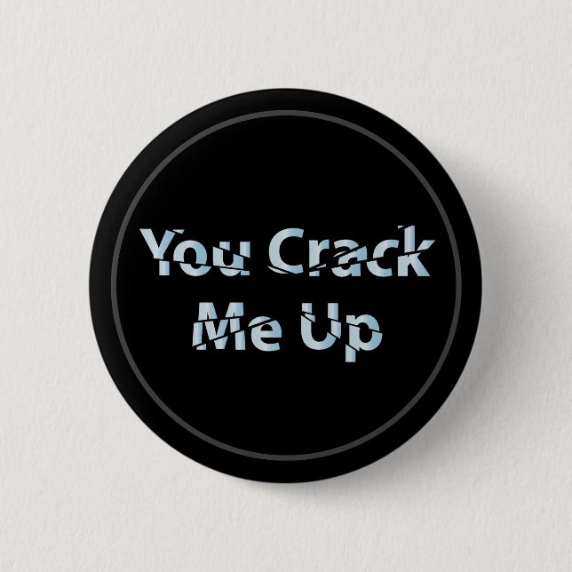 Badge Rond 5 Cm Tu Me Frappes (Devant)