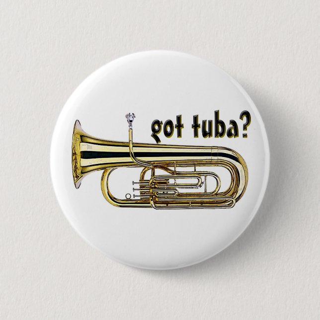 Badge Rond 5 Cm tuba obtenu ? (Devant)