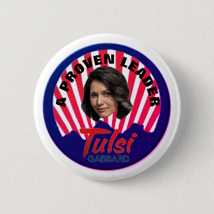 Badge Rond 5 Cm Tulsi Gabbard 2020