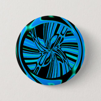 Badge Rond 5 Cm Tunnel bleu tripant