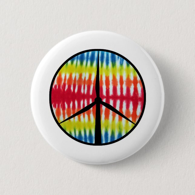 Badge Rond 5 Cm Turbine de paix (Devant)