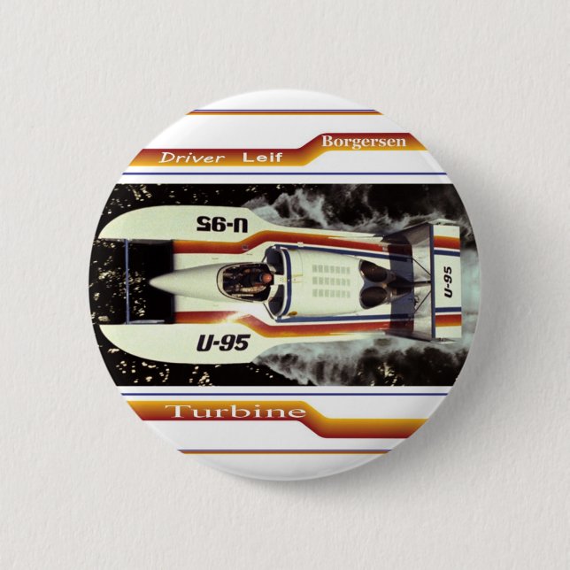 Badge Rond 5 Cm Turbine U-95 (Devant)