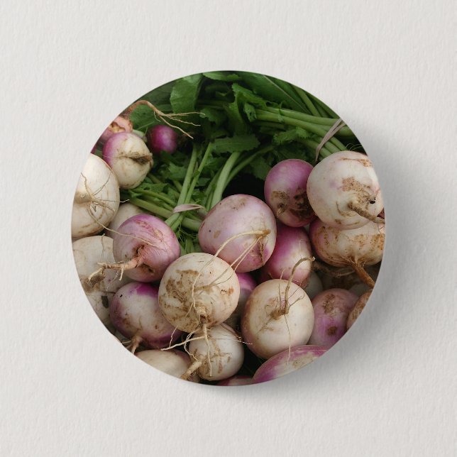 Badge Rond 5 Cm Turnips (Devant)
