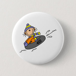 Badge Rond 5 Cm Tuyauterie d'hiver