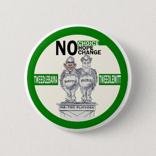 Badge Rond 5 Cm TweedleBama et TweedleMitt
