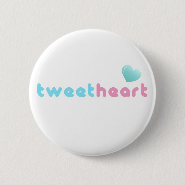 Badge Rond 5 Cm tweetheart (Devant)