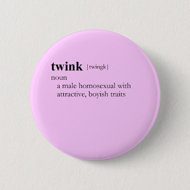 Badge Rond 5 Cm TWINK (définition) (Devant)