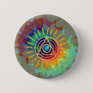 Badge Rond 5 Cm Tyedye spirituel