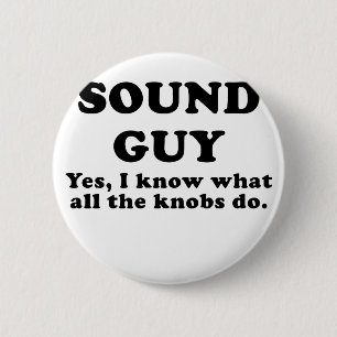 Badge Rond 5 Cm Type sain oui je sais ce que tous les boutons font