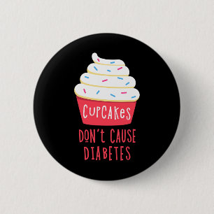 Badge Rond 5 Cm Type Un Sensibilisation au diabète - Amusants Type