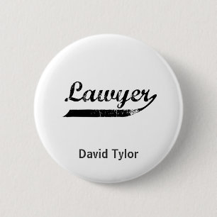 Badge Rond 5 Cm Typographie d'avocat