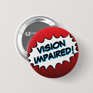 Badge Rond 5 Cm Typographie de bande dessinée en gras pour malvoya