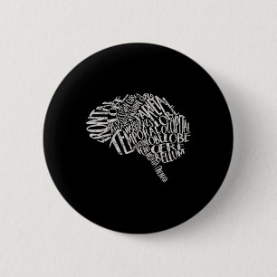 Badge Rond 5 Cm Typographie du cerveau Neuroscience infirmière Neu