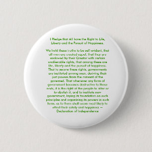 Badge Rond 5 Cm ! ! U Créer une déclaration d'indépendance