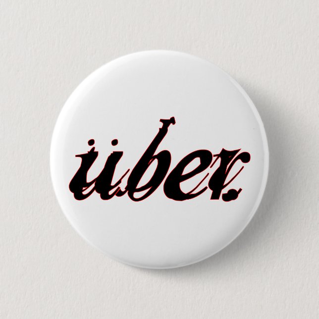 Badge Rond 5 Cm UberButton (Devant)