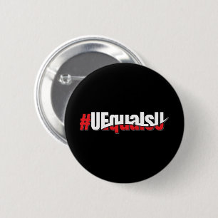 Badge Rond 5 Cm UEqualsU VIH Indétectable Art non transmettable