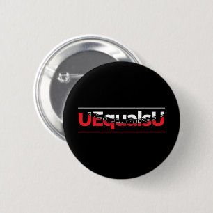 Badge Rond 5 Cm UEqualsU VIH Typographie indétectable Art