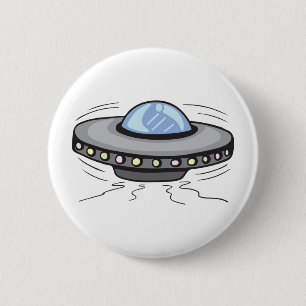 Badge Rond 5 Cm UFO ! Personnalisable !