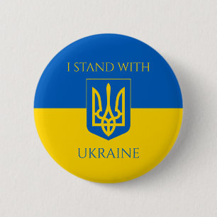 Badge Rond 5 Cm ukraine emblem