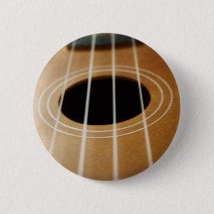 Badge Rond 5 Cm Ukulélé