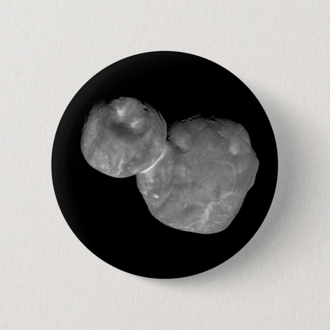 Badge Rond 5 Cm Ultima Thule Arrokoth Kuiper Belt, objet (Devant)