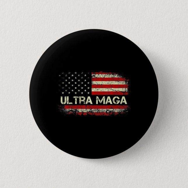 Badge Rond 5 Cm Ultra Maga Fière Ultra Maga (Devant)