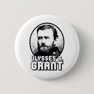Badge Rond 5 Cm Ulysses S. Grant