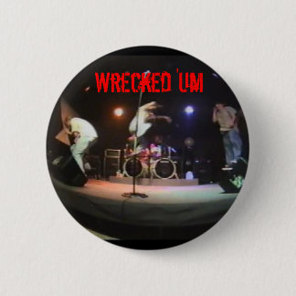 Badge Rond 5 Cm 'Um bouton vivant détruit de studio