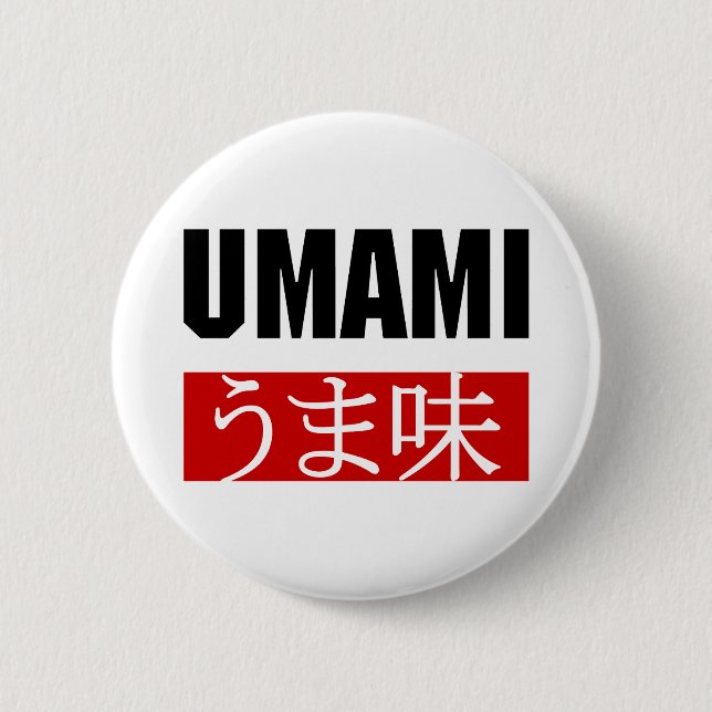 BADGE ROND 5 CM UMAMI う ま 味 (Devant)