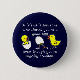 Badge Rond 5 Cm Un ami est quelqu'un