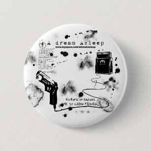 Badge Rond 5 Cm Un bouton endormi de démo de rêve