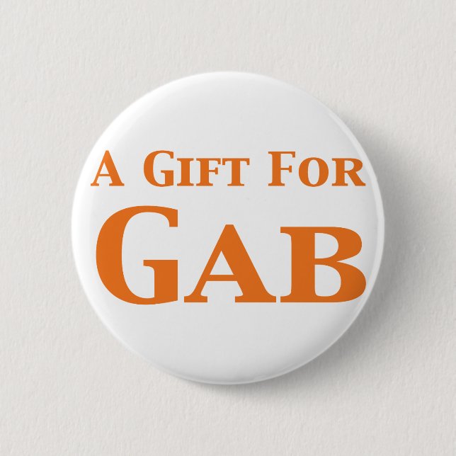 Badge Rond 5 Cm Un cadeau pour des cadeaux d'encoche (Devant)