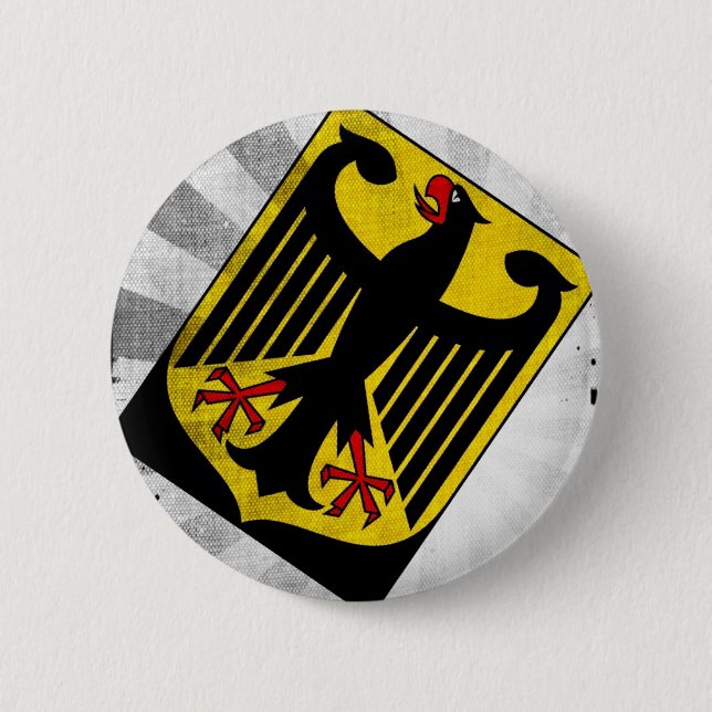 Badge Rond 5 Cm Un certificat d'authenticité de l'Allemagne (Devant)