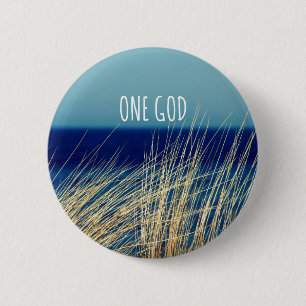 Badge Rond 5 Cm Un Dieu