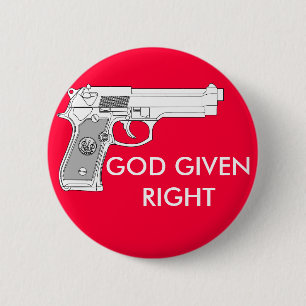 BADGE ROND 5 CM UN DIEU DONNÉ JUSTE
